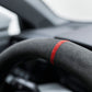 PREMIUM Alcantara® Bezug mit roter 12-Uhr-Markierung